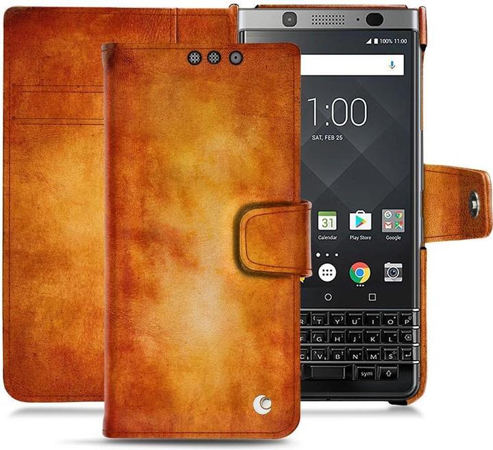 Produktbild Noreve Lederschutzhülle Wallet (Blackberry KEYone)