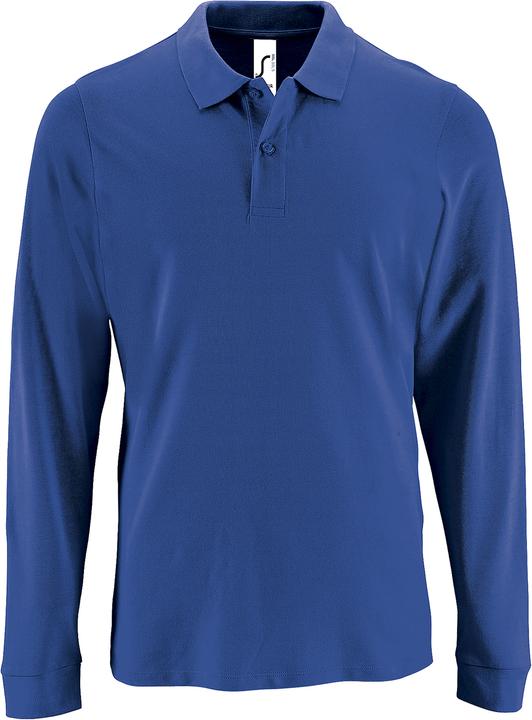 Actual product image Sols Perfect long sleeve pique polo shirt (3XL)