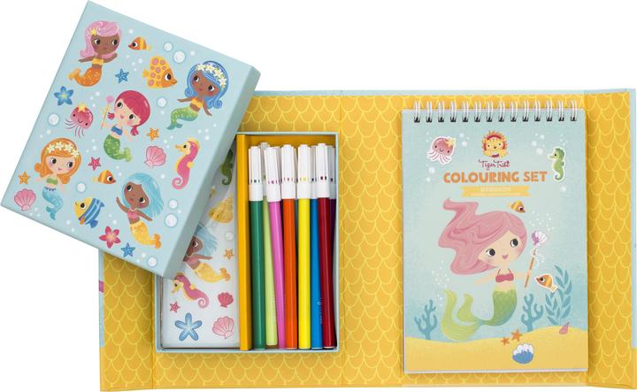 Actual product image Tiger Tribe Mermaids painting set