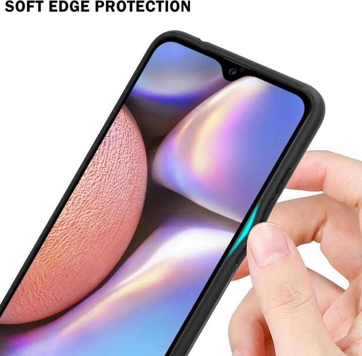 Actual product image Cadorabo TPU Striped Glass Cover (Samsung Galaxy A10s, Samsung Galaxy M01s)