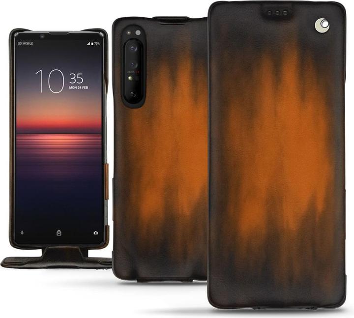 Productafbeelding Noreve Lederen omslag verticaal (Sony Xperia 1 II)