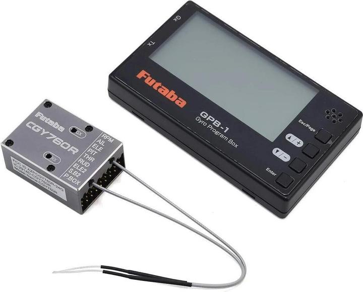 Actual product image Futaba CGY760R Gyro with GPB-1 Programmer