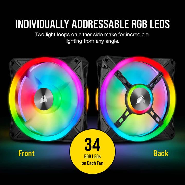 Productafbeelding Corsair iCUE QL120 RGB (120 mm, 1 x)