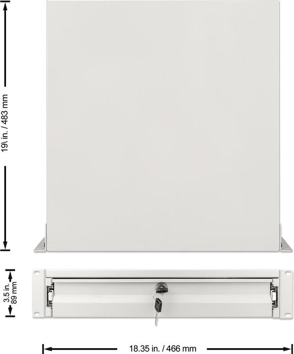 Image du produit Intellinet Tiroir de rangement du rack