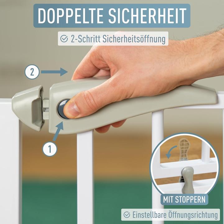 Immagine prodotto IB-Style Treppenschutzgitter Berrin für Babys und Haustiere, 58-185 cm (108 cm)