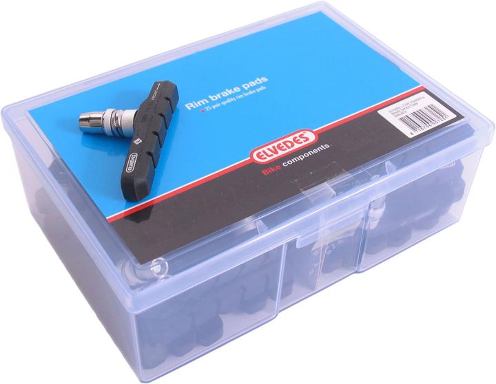 Elvedes V-brake brake shoes sw (Shimano, Rubber)