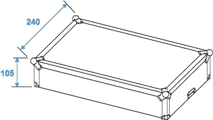 Produktbild Roadinger MixerCase Profi MCA19N 3HE (Zubehör)