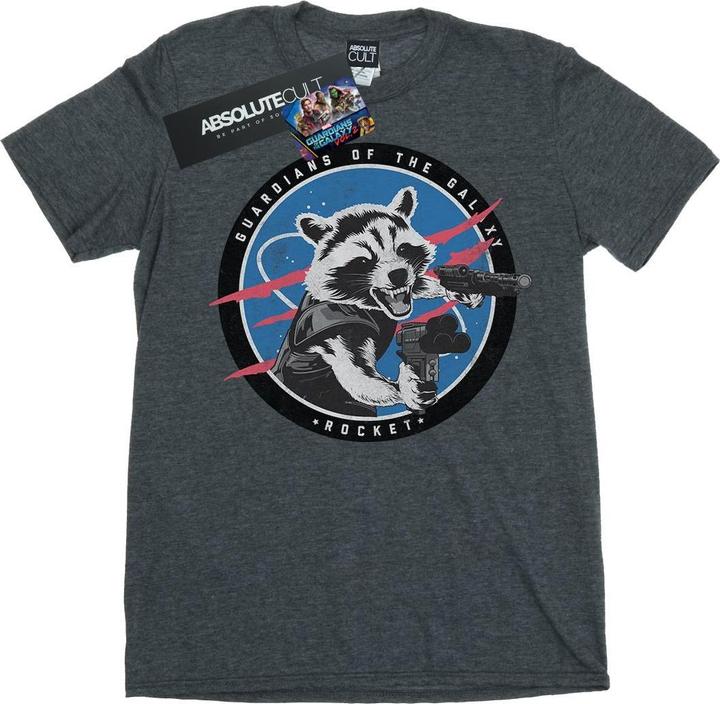 Produktbild Guardians Of The Galaxy Rocket Emblem TShirt (L)
