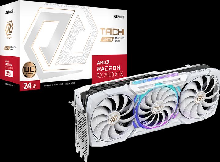 Actual product image AsRock Radeon RX 7900 XTX Taichi White 24GB OC (24 GB)