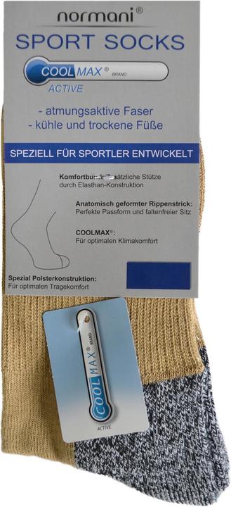 Produktbild Normani 2 Paar Coolmax Trekking-Funktionssocken (2er Pack, 39 - 42)