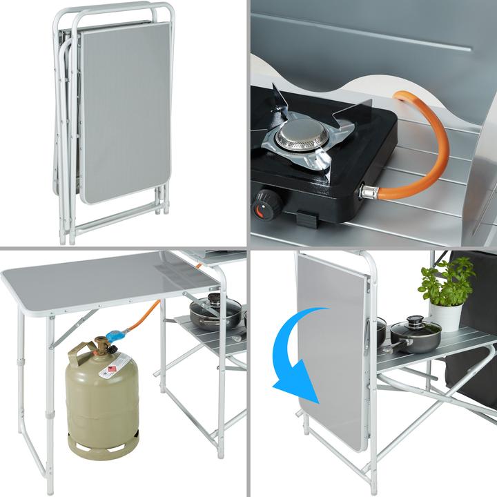 Produktbild tectake Campingküche 172x52x104cm