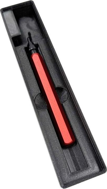 Actual product image Snuups Entgrater Rot mit 15+1 Klingen und Gridfinity Tray