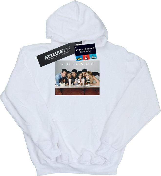 Actual product image Friends Mens Group Photo Milkshakes Hoodie (XXL)