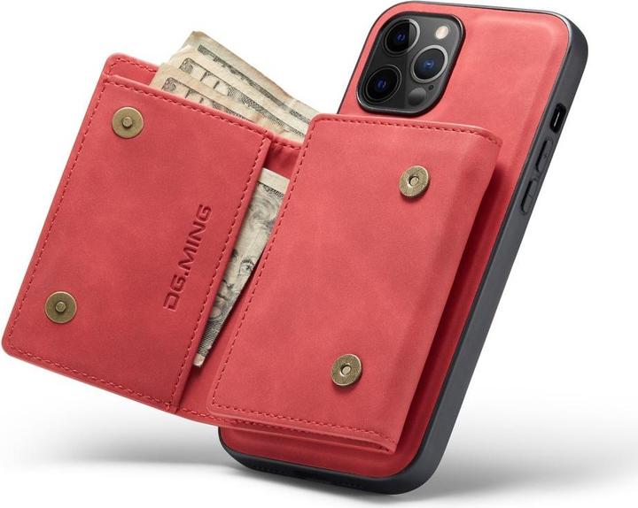 Produktbild Cover-Discount iPhone 13 mini - Hülle mit Kreditkarten Etui rot (Apple iPhone 13 mini)