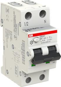 Produktbild ABB DS201A-B16/0,1 FI/LS-Schalter 6kA, 1P+N, 2CSR255180R2165