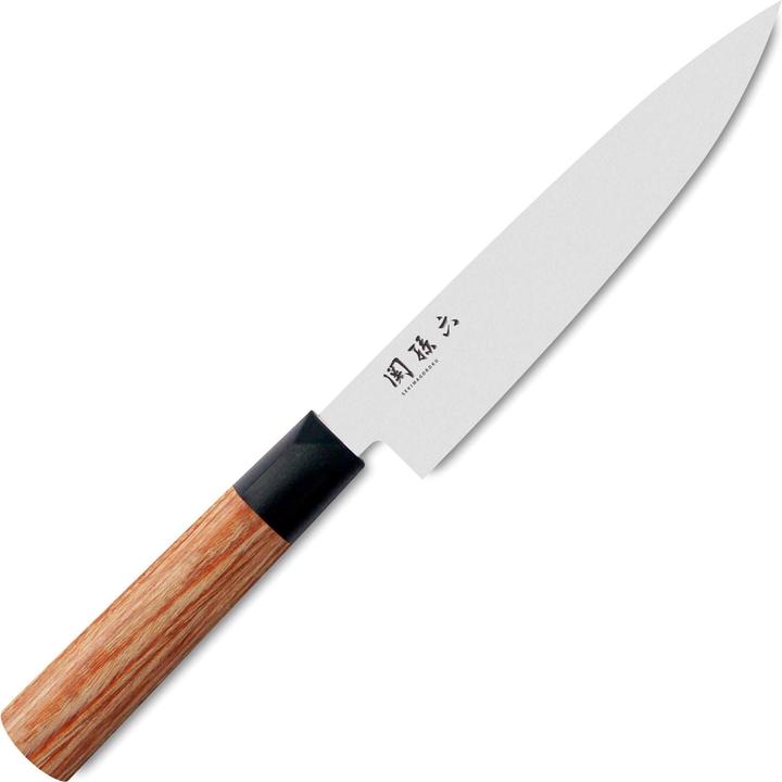 Actual product image Kai Seki Magoroku Red Wood Utility knife (15 cm)