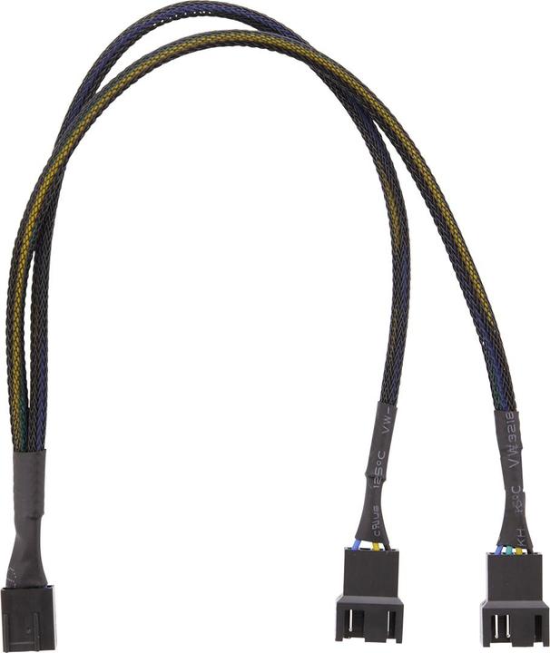 Produktbild Deltaco splitter för PWM-flaektar 4-pin till 2x4-pin ho svart