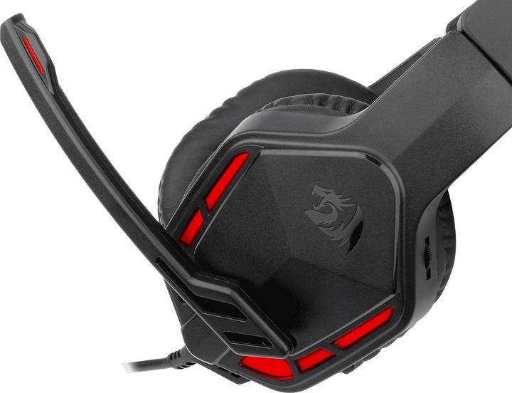 Produktbild Redragon H220-LED headphones/headset Wired Head-band Gaming USB Type-A Black, Red (Kabelgebunden)