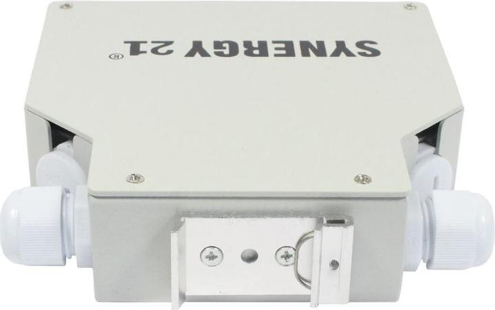 Actual product image Synergy 21 Fibre optic patch panel for DIN rail, 12xLC duplex/SC simplex sockets, without couplers, light