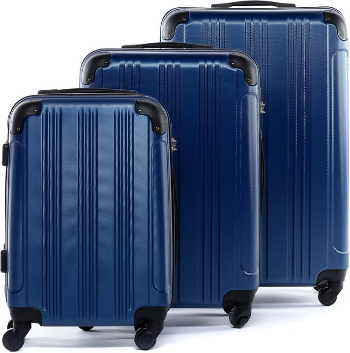 Actual product image Fergé Set of 3 suitcases (110 l, Hand luggage (up to 50 litres), M (50 - 90l), L (90 - 115l))