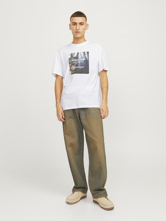 Immagine prodotto Jack & Jones T-shirt stampata con scollo rotondo (XL)