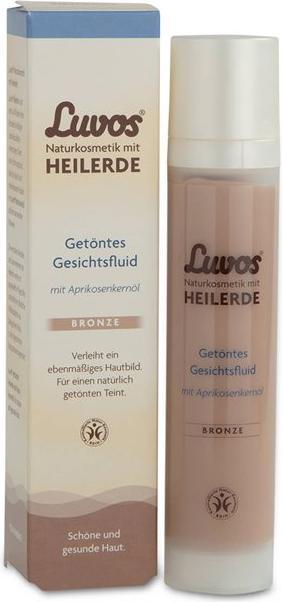Produktbild Luvos Getöntes Gesichtsfluid bronze Naturkosmetik mit Heilerde