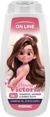 Romantic Professional ON LINE 400ml 3-in-1 Prinzessin Victoria Shampoo Badegel (400 ml)