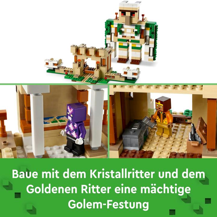 Produktbild LEGO Die Eisengolem-Festung (21250, LEGO Minecraft)