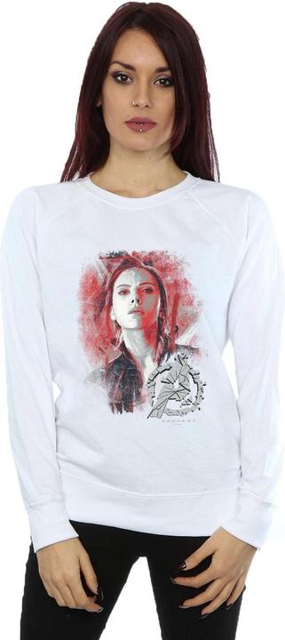 Actual product image Womens/Ladies Avengers Endgame Black Widow Brushed Sweatshirt (M)