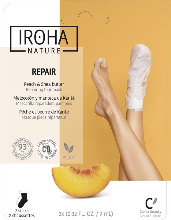 Produktbild Iroha Nature Nature - Foot Mask Socks Repair Peach (Fussmaske, 9 ml)