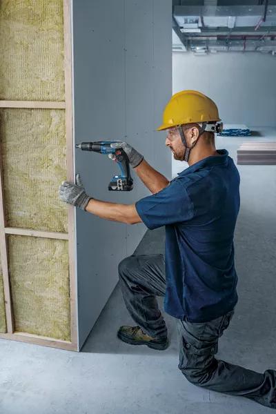 Image du produit Bosch Professional Visseuse pour cloisons sèches Bosch GTB 185-LI 2x2.0Ah MA55 (Fonctionnement sur batterie)