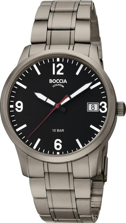 Image du produit Boccia 3650-03 Montre homme en titane 40mm 10ATM (Montre analogique, 40 mm)