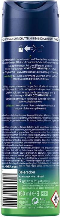 Actual product image Nivea Men MEN Fresh Sensation Spray (Spray, 150 ml)