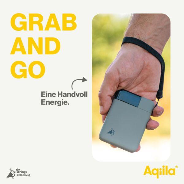 Produktbild Aqiila Powerbird B5B - Powerbank 5000 mAh, 12W - Moss (5000 mAh, 12 W, 18.50 Wh)