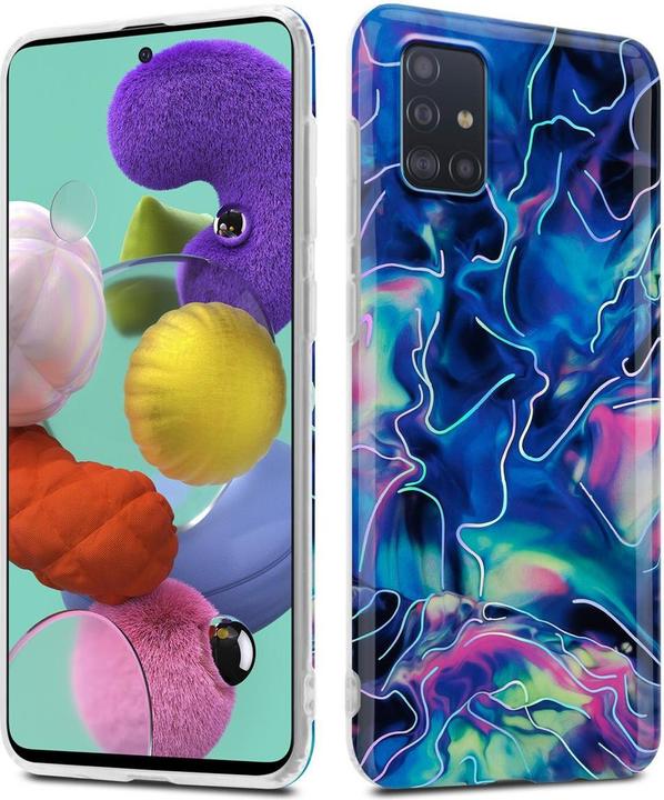 Actual product image Cadorabo IMD TPU Colorful Marble Cover (Samsung Galaxy M40s)