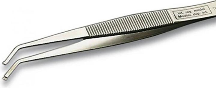 Image du produit Weller Erem Pincettes CMS, 1.2... 2.5 mm Pointes CMS Acier inoxydable 40° coudé / Rond 115mm