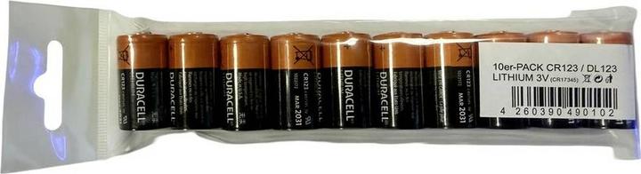Produktbild Duracell Cr-123a (10 Stk., CR123A, 1550 mAh)