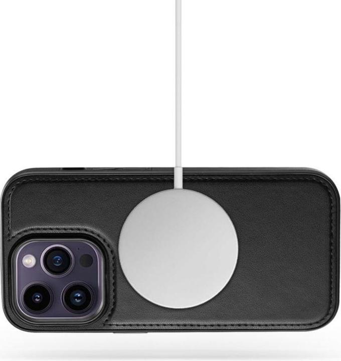 Actual product image Tech-Protect Wallet Magsafe iPhone 12 / 12 Pro Black (Apple iPhone 12)