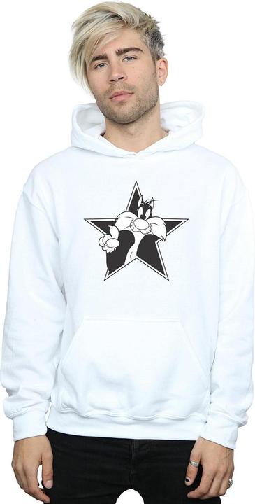 Produktbild Looney Tunes Sylvester Mono Star Kapuzenpullover (XXL)