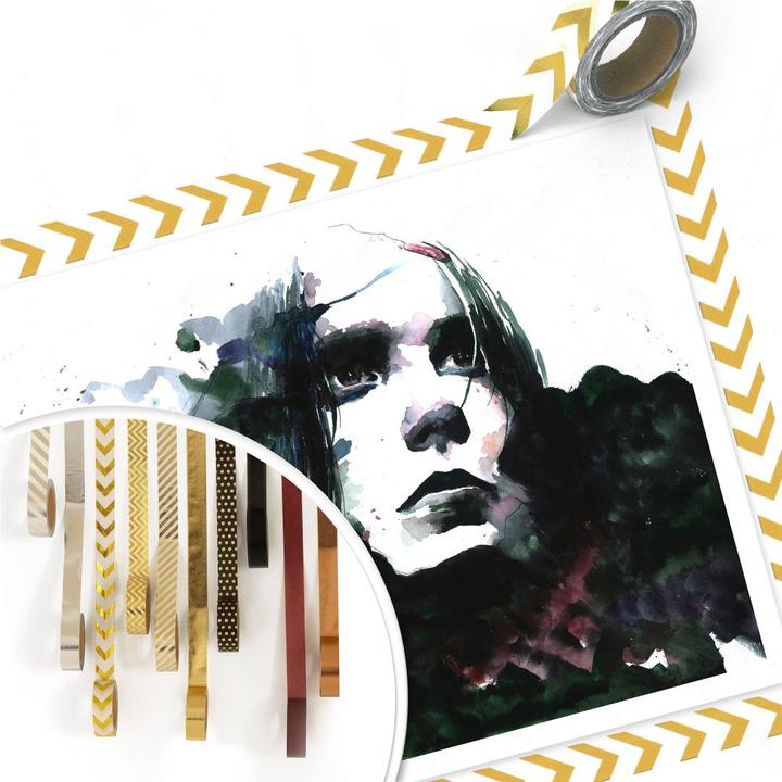 Actual product image Trenddeko Watercolour Face 01 (30 x 24 cm)