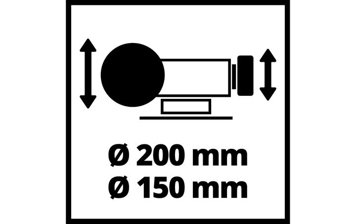 Actual product image Einhell Wet-dry grinder TC-WD 200/150 (Wet sander, Dry grinder, 250 W)