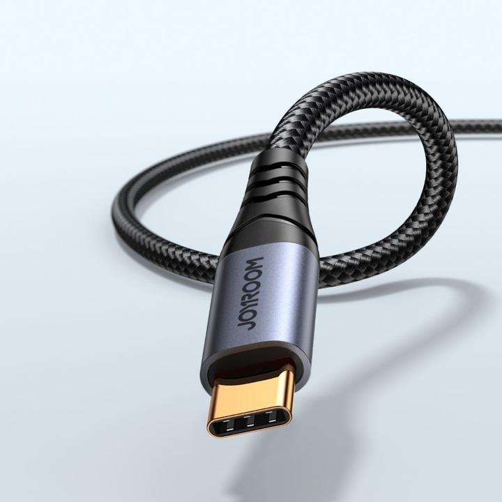 Productafbeelding Joyroom USB-C naar 3,5 mm AUX-kabel, 1,2 m - Zwart (1.20 m, 3,5 mm aansluiting (AUX))