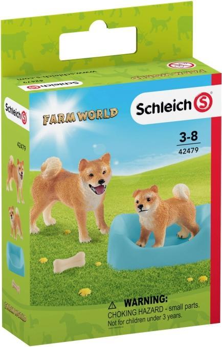 Image du produit Schleich Shiba Inu mère et chiot