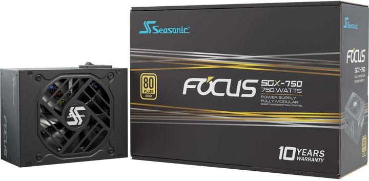 Produktbild Seasonic Netzteil 750W FOCUS-SGX-750 Modular (80+Gold) (750 W)