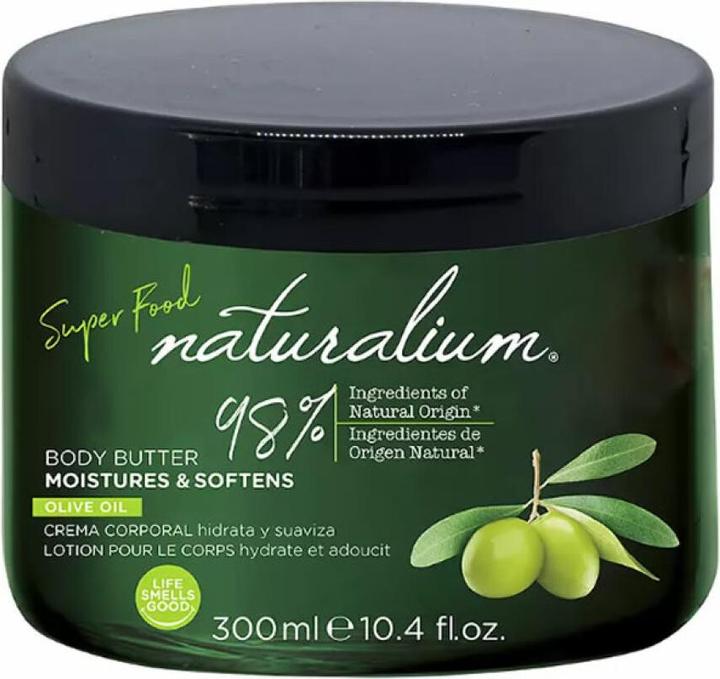 Naturalium SUPER FOOD beurre corporel à l'huile d'olive 300 ml (Crème pour le corps, 300 ml)