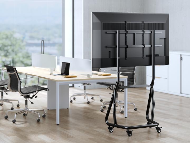 Produktbild equip TV-Wagen 60"-105"/100kg 1TFT mit Höhenverstellung grau (105", 100 kg)