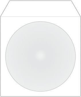 Image du produit MediaRange 100 Pochettes pour CD/DVD 1 blanc