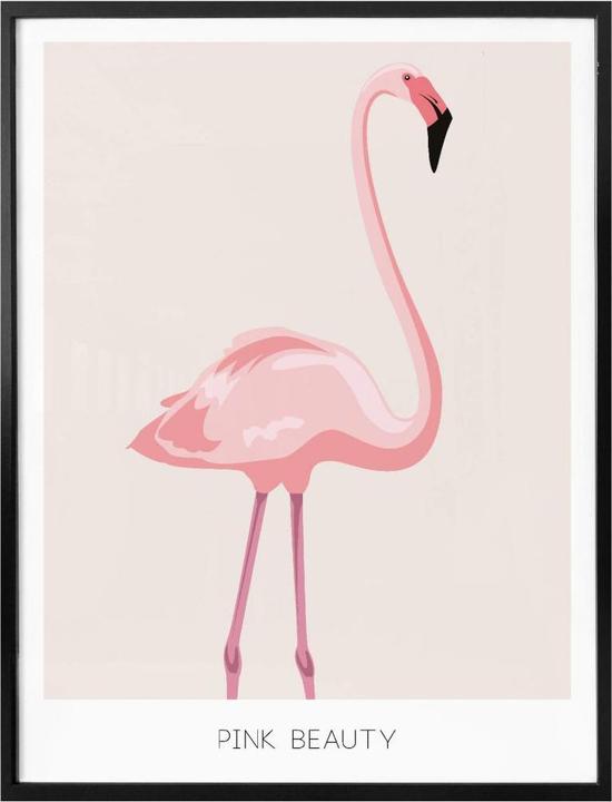 Actual product image Trenddeko Pink Beauty - Flamingo (80 x 100 cm)