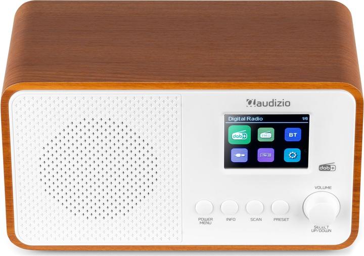 Immagine prodotto Audizio DAB+ Radio Avio Weiss, Radio Tuner: FM, DAB+ (DAB, FM, Bluetooth)
