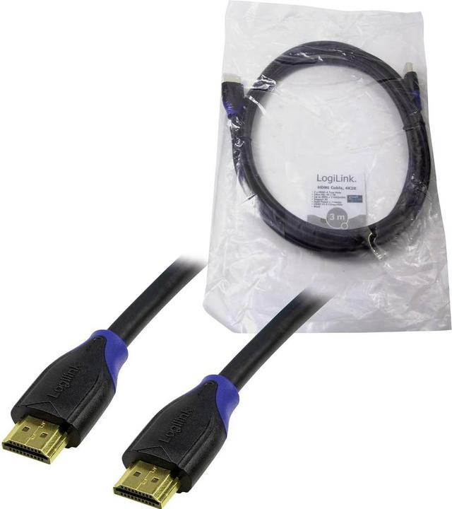 Image du produit LogiLink HDMI (Typ A) — HDMI (Typ A) (3 m, HDMI)